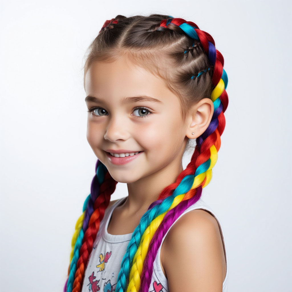 Афрозатылок для девочки от 1500₽ Казань детские косички