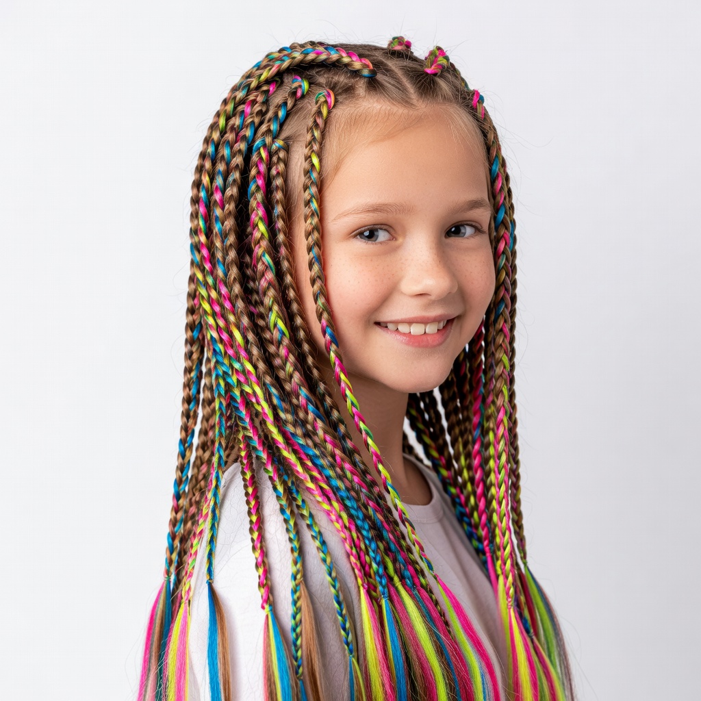 Косы на резинках для девочек от 800₽ Казань