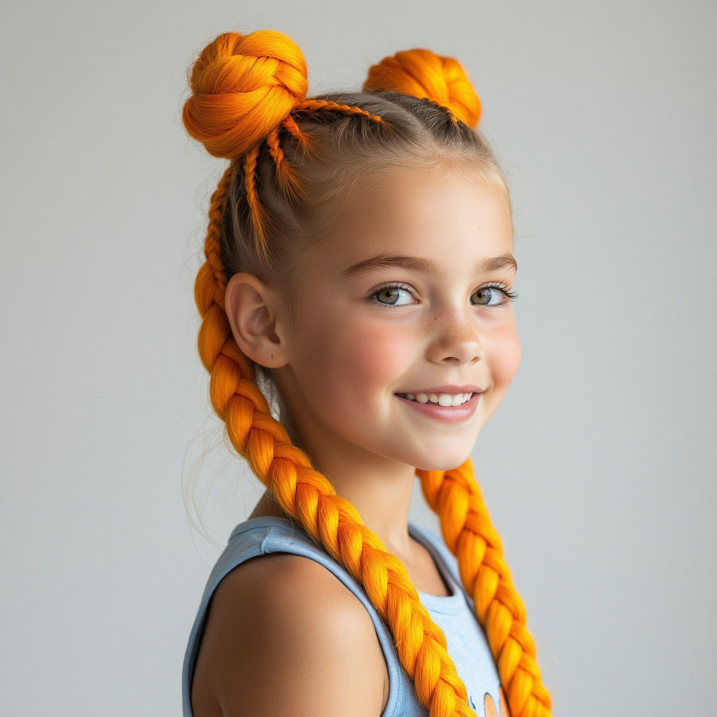 Афрохвост для девочки от 1800₽ Казань детские прически