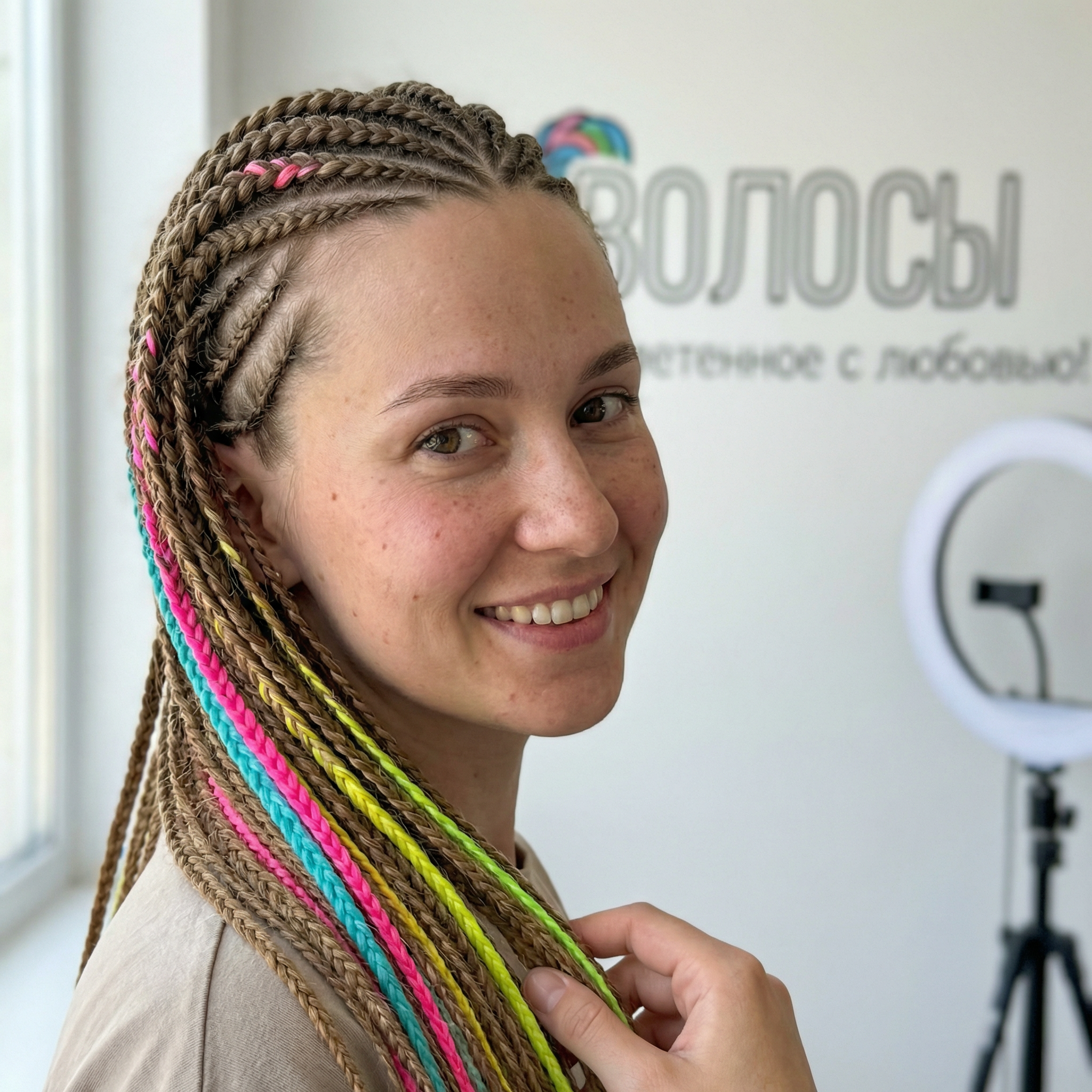 Афрокосы зизи от 2800₽ работа студии Не Волосы Казань